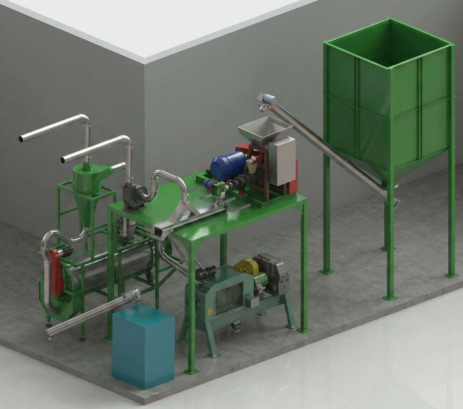 Linija za ekstruziju soje